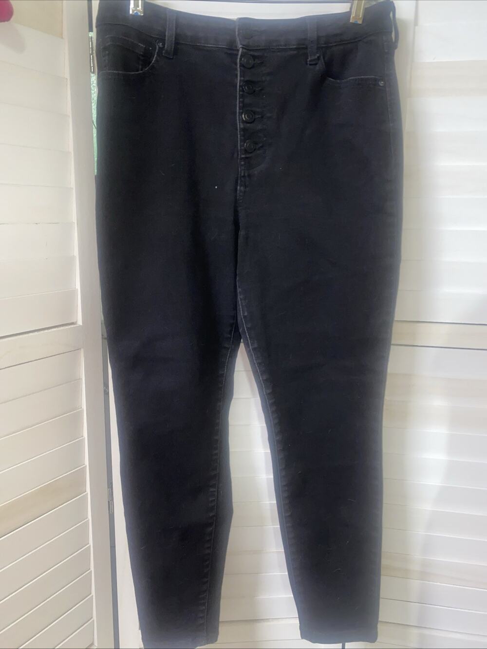 Celebrity Pink Women's Juniors Size 13/31 Black Skinny Jeans Pants Stretch Large